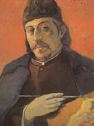 Paul Gauguin Portrait of the artist with a palette (mk07) oil